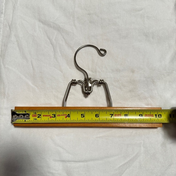 Lot of 2 Setwell Vintage Wooden Pants Hangers - Picture 8 of 8